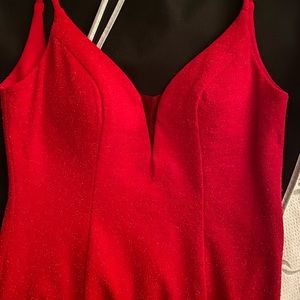 Brand new red prom dress.
